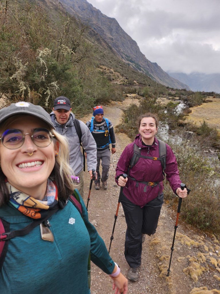 Selfie of Ada and their hiking companions